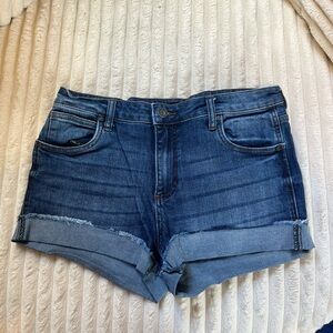 Kut from the Kloth Dark Blue Jean Shorts